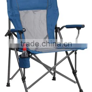 Mesh Garden Camping Chair With Solid Armrest thumbnail-1