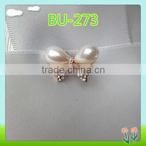 2016 Fashion Sale Decorative Bow Shaped Buttons for Kids thumbnail-1