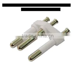 4.8mm 3 Pin Brazil Plug With Insulation thumbnail-1