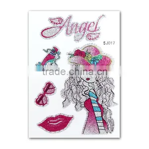 Beauty Sticker Custom Bling Glitter Mobile Phone Sticker for Iphone 6 3M Gule Glitter Diamond Full Body Decal Stickers f thumbnail-3