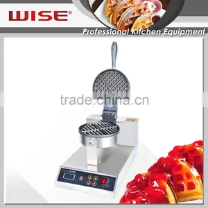 Hot Selling Stainless Steel Thin Round Waffle Maker For Commercial Use thumbnail-1
