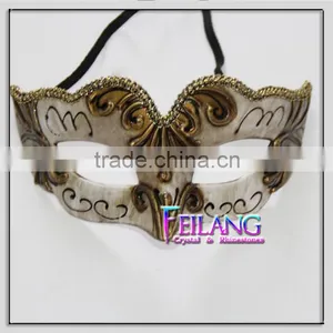 Jolly Fiori Venetian Masquerade Jester Italy Mask thumbnail-5
