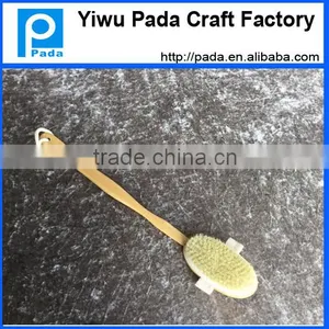 Wood Dry Sisal Body Brush With 100% Natural thumbnail-1
