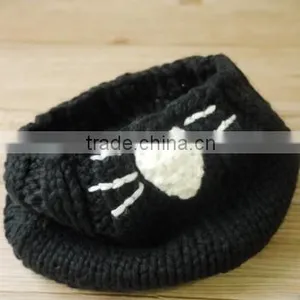 MS81056C Winter 2016 Kids 2pcs Cute Knitted Pattern Caps and Scarves Set thumbnail-4