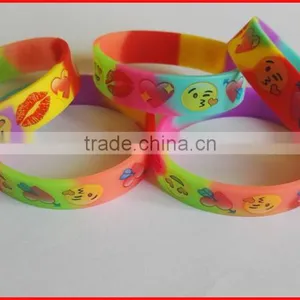 Promotional Gift Emboss/debossed/silk Printing Silicon Magnetic Bracelet thumbnail-4