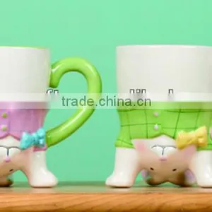 Ceramic Handpaint Easter Party Mug 2 Asst thumbnail-1