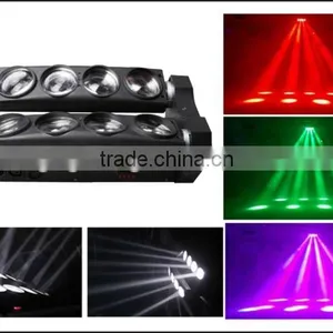 8 Heads Bee Eye 2 Linear Rotation Led Spider Wash Beam Lights thumbnail-1