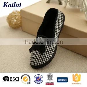 Grid Cloth Women Casual Shoes Made in China thumbnail-1