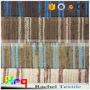 Pure Pinstripe Pattern Chenille Jacquard Fabric Using for Living Room Curtain Sofa Cushions Quality Choice thumbnail-2