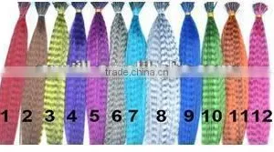 Wholesale Synthetic Grizzly Hair Feathers Feather Hair Extensions thumbnail-3
