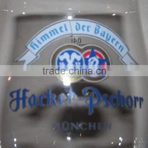 FDA,LFGB,EU Grade Drinkware Type Custom Logo Printed Stemmed Beer Glass thumbnail-2