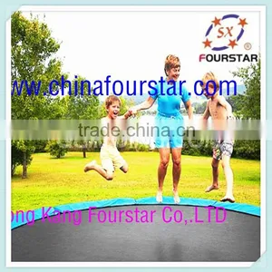 Fourstar 16FTtrampoline , Gymnastic Fitness Bungee Trampoline ,Castco Commercial Trampoline With Tent and Ladder Cheap Price thumbnail-2