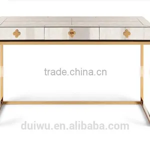 Latest Modern Wooden Executive Office Desk Side Table Design thumbnail-2