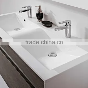 Bathroom Furniture Unit Solid Wood Wall Mounted Big Size Vanity Cabinet thumbnail-5