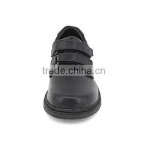 Bulk Wholesale Customized Wide Size Uniform Kids School Shoes Quality Boys Black Leather School Shoes for Student thumbnail-4