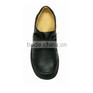 Wholesale Cheap 93G092 Teenage Boys PU School Shoes Without Lace thumbnail-4