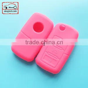 Okeytech Silicone Car Key Cover VW 3 Buttons Silicone Key Cover for Silicone Key Cover thumbnail-1