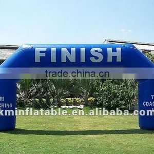 Blue Inflatable Finish Arch thumbnail-1
