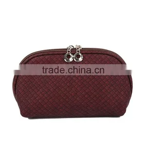 PU Woven Pattern Portable Pouch Travel Organizer thumbnail-1