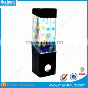 LED Light Marble Mini Aquarium Water Dancing Subwoofer Speaker With Usb Charger(F-1218M) thumbnail-3