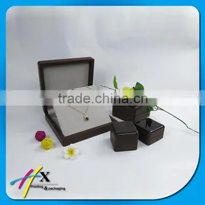 Gift and Promotion Industrial Use Customized Luxury Wooden Jewerly Box for Jewelry Set Packaging thumbnail-1