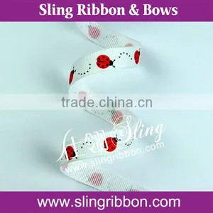 9mm Animal Pattern Custom Printed Grosgrain Ribbon Wholesale thumbnail-1