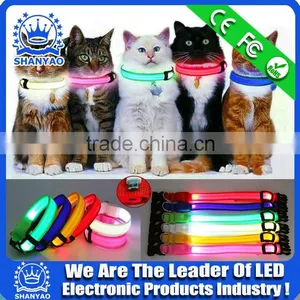 Hot Selling USB Rechargeable LED Cat Collar thumbnail-1