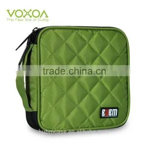 Fashion Green 32 Capacity 230D Space Twill PVC Fabric DVD Case CD Holder Personalized cd Case Dvd Case thumbnail-2