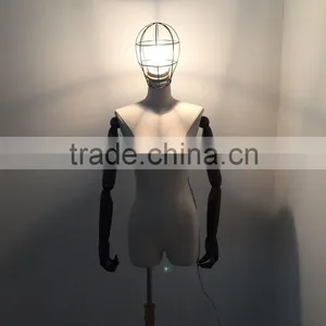 Fashion Store Window Display Torso Mannequins With Light thumbnail-1