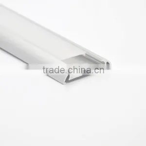 Surface Mounted 26mm Led Strip Aluminium Heat Sink For Double Row Strips thumbnail-1