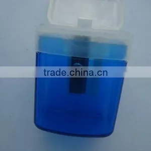 High Quality New Factory Plastic Square Pencil Sharpener for Logo Printing thumbnail-5