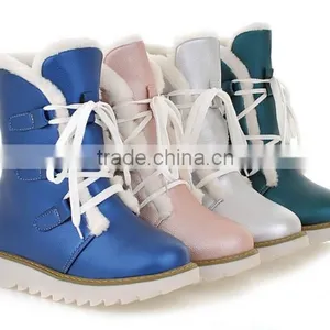 New Year New Designs High Quality Shoes PU Boots 2016 CP6598 thumbnail-4