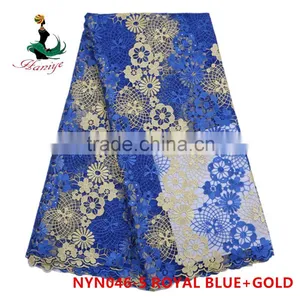 2016 Haniye Fashionable African Embroidered Net Tulle Lace Fabric/tulle Lace Fabric/NYN46 thumbnail-1