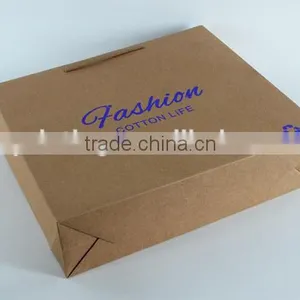 Custom High Quality Brown Kraft Paper Carrier Bags With Free Samples thumbnail-3