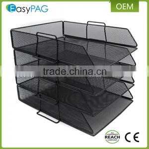 Multifunction Office / School Mesh Desk Organizer 4 Tier Document / Letter / File Tray thumbnail-2