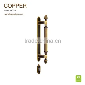 Copper Big Wooden Door Shake Handshandle thumbnail-1