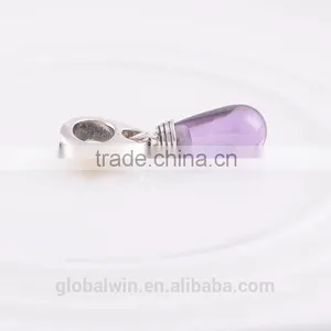 Fashion Unisex Jewelry 925 Sterling Silver European Crystal Charm Style Pendant Fit Brand Bracelet thumbnail-3