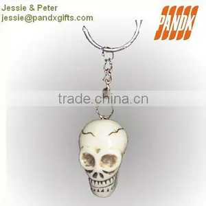 Halloween Skull Key Ring/ Halloween Item/ Halloween Gift thumbnail-1