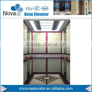 Gearless Traction Machine Machine Roomless Passenger Elevator thumbnail-1