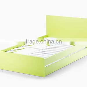 Queen Bunk Cheap Price Children Bedroom Furniture In Green Color thumbnail-5
