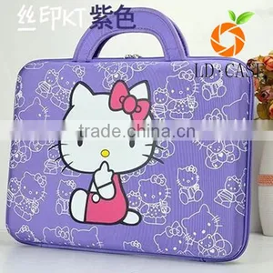Lovely Hello Kitty Printed Antifriction Cut Style Laptop Sleeve Bags thumbnail-2