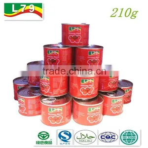 High Quality Competitive Price Tomato Paste Factory China Manufacture210g Canned Tomato Paste 28-30% Brix thumbnail-1