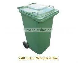 240 Litre Wheeled Bin Outdoor Bin Rubbish Bin 240L With Wheel thumbnail-1
