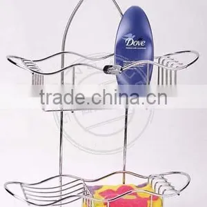 Iron Bathroom Hanging Wire Rack Hanging Shelves Shampoo Holder thumbnail-1
