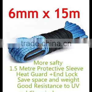 XINSAILFISH 6mm*15m Utv Winch Line,electric Winch Cable for Jeep Accessaries,uhmwpe Winch Rope thumbnail-5