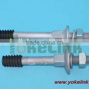 High Strength Carbon Steel I'' Structural Electrical Crossarm Wood Crossarm Insulator Pin for Cable Hardware thumbnail-4
