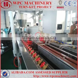 PE Wood Plastic Composite Profile Extrusion Machine thumbnail-1