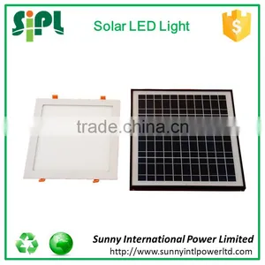15 Watt Solar Battery Powered Flat Led Light Smart Radar-sensor Light thumbnail-2