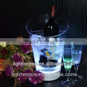 Bar Decoration Colorful Led Wine Cooler thumbnail-1