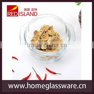 3.5L Transparent Tempered Glass Bowl Set ,glass Crystal Pot thumbnail-4